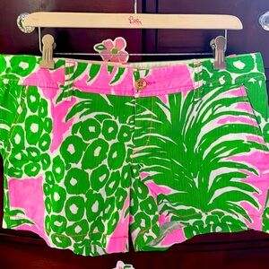 Lilly Pulitzer Callahan Shorts Parfait Pineapple Print